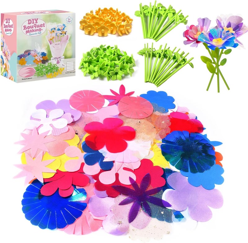 GPPNKC DIY Flower Bouquets Toys Accessories - Arts & Crafts Toy Accessories - Image 1